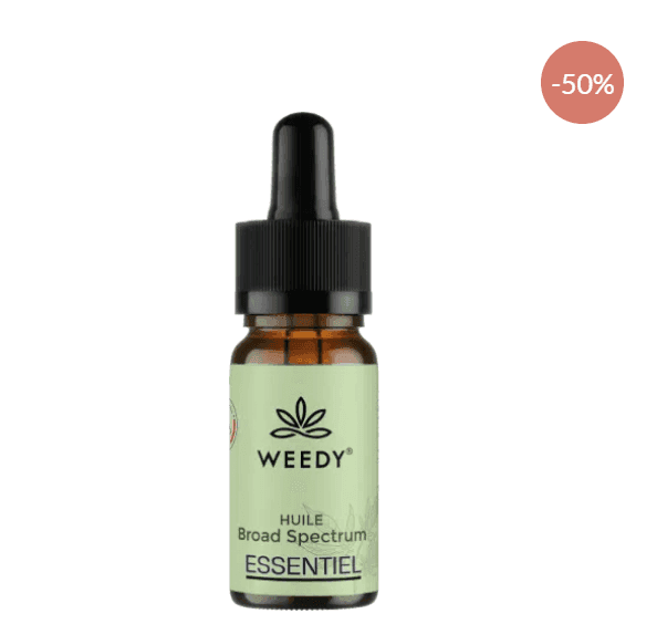 Essentiel Huile Broad Spectrum CBD 5% - Weedy