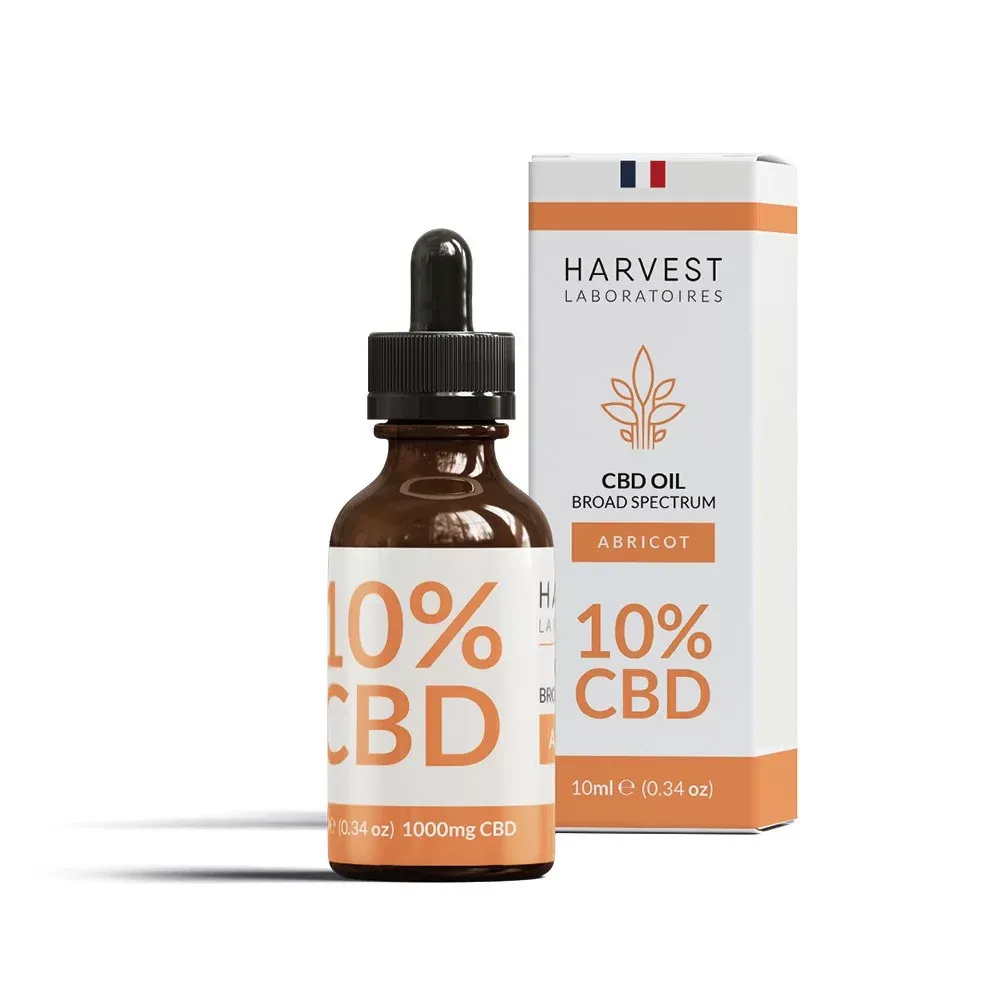 Huile Broad Spectrum Abricot CBD 10% - Weedy