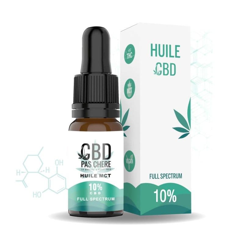 Huile Full Spectrum CBD 10% - Cbdpaschere