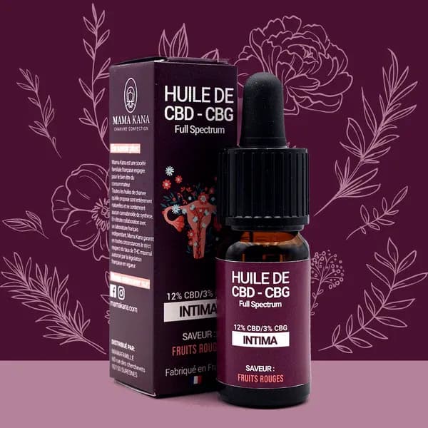 Huile Intima CBG CBD 12% - Mama Kana