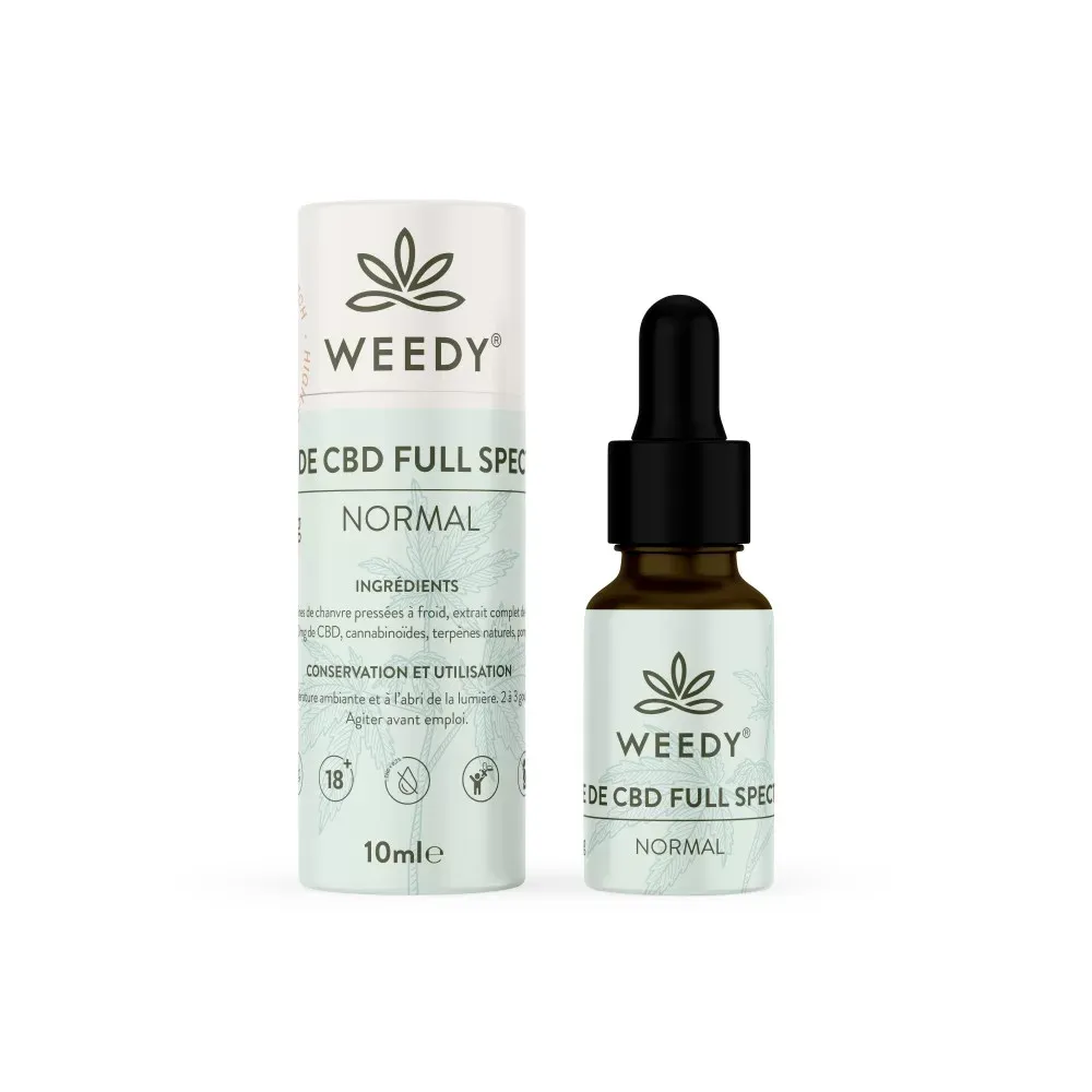 Huile Full Spectrum Nature CBD 10% - Weedy