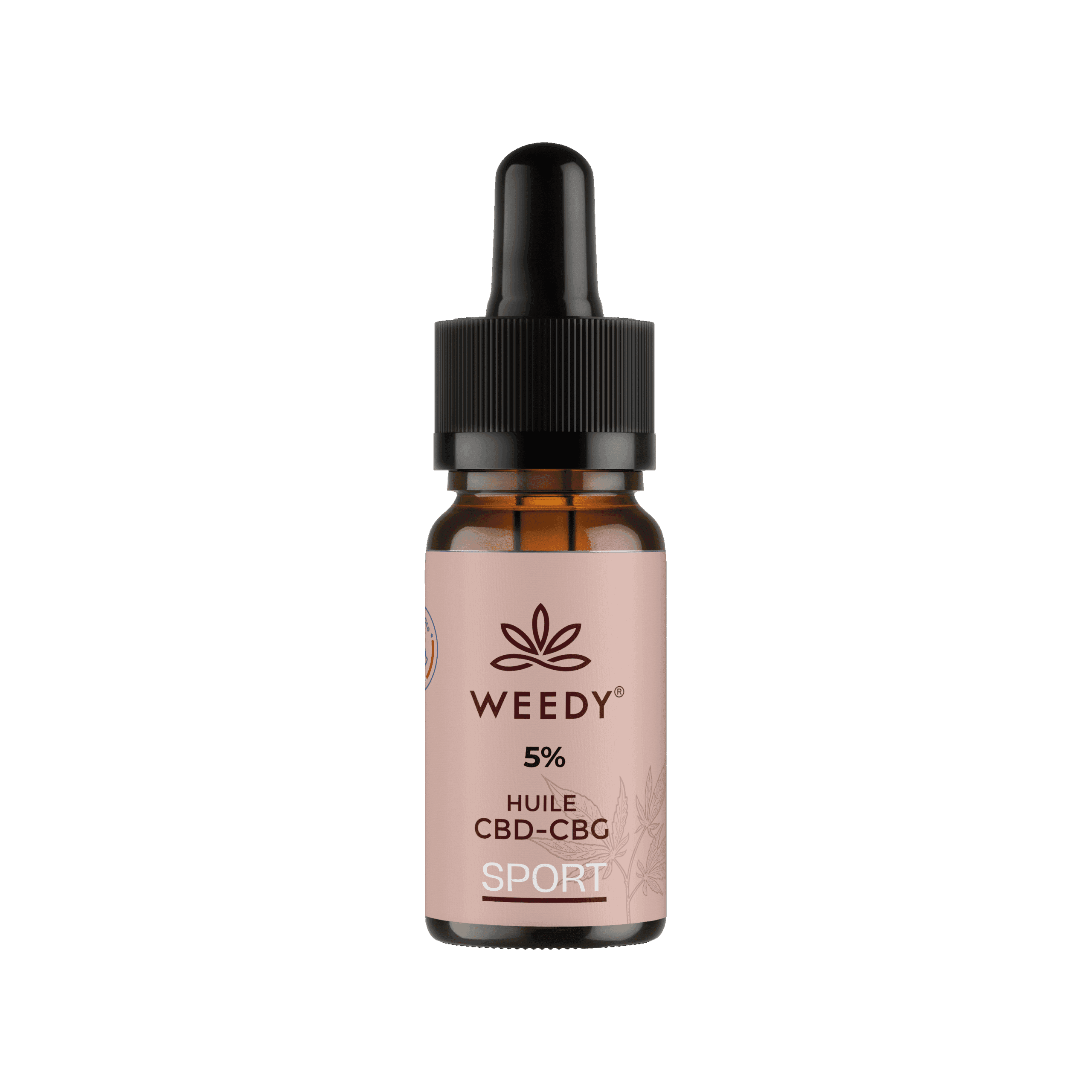 Huile Sport CBG et CBD 5% - Weedy