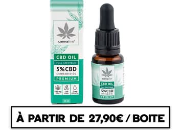 Huile  Cannaline Full Spectrum CBD 5% - Okiweed