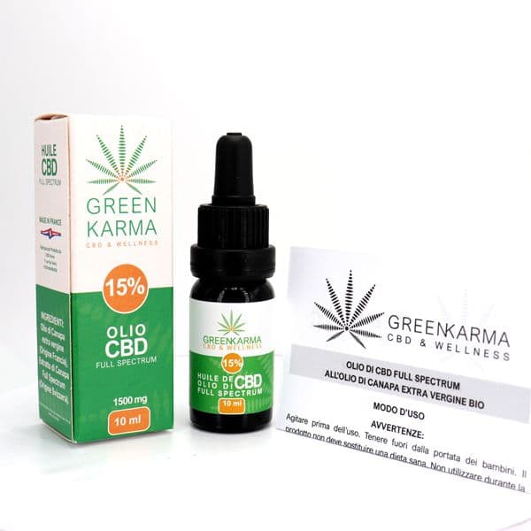 Huile Full Spectrum CBD 15% - Greenkarma