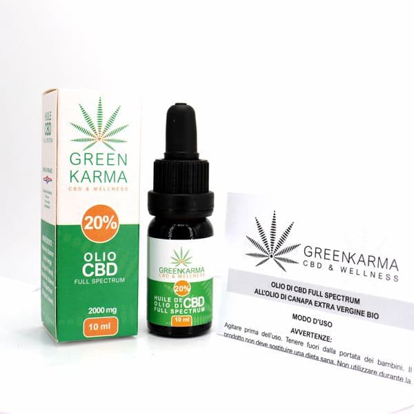 Huile Full Spectrum CBD 20% - Greenkarma