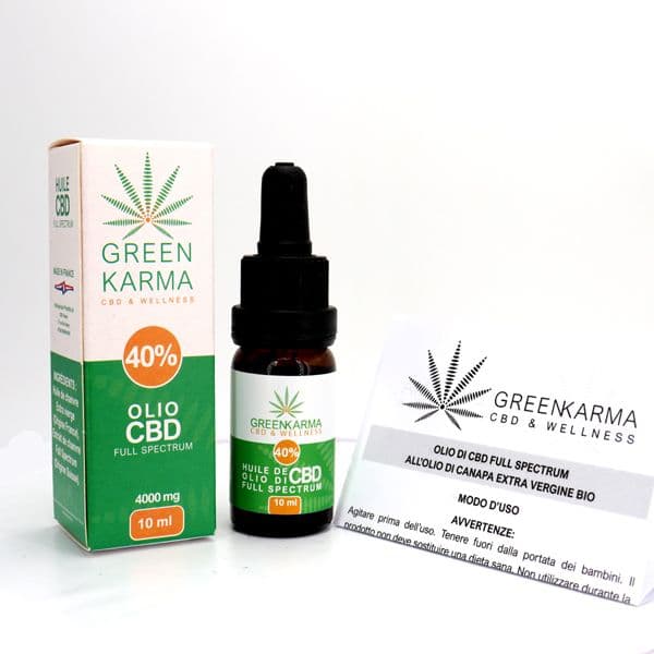 Huile Full Spectrum CBD 40% - Greenkarma