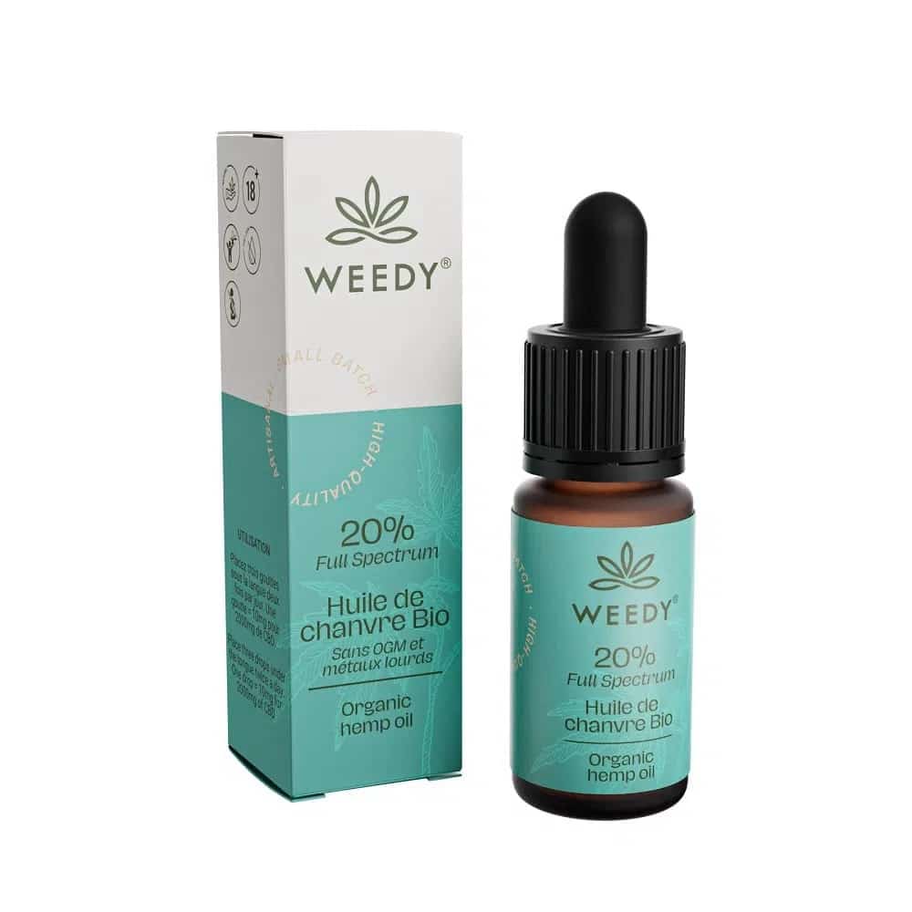 Huile de chanvre CBD 20% - Weedy