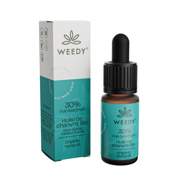 Huile de chanvre CBD 30% - Weedy