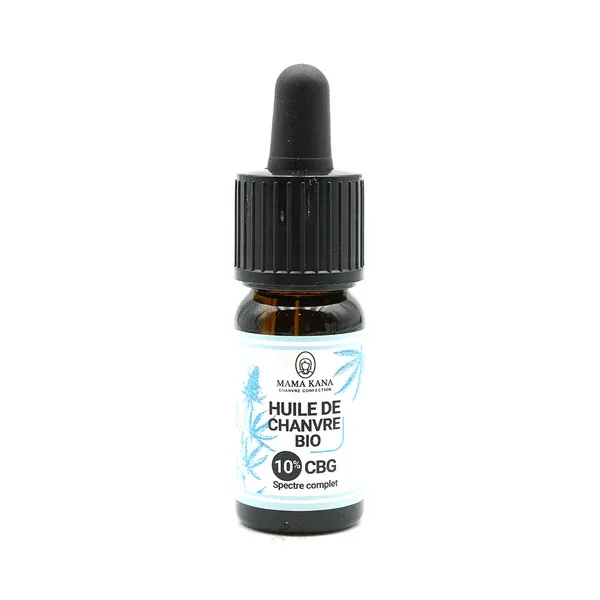 Huile de chanvre bio CBG 10% CBD 5% - Mama Kana