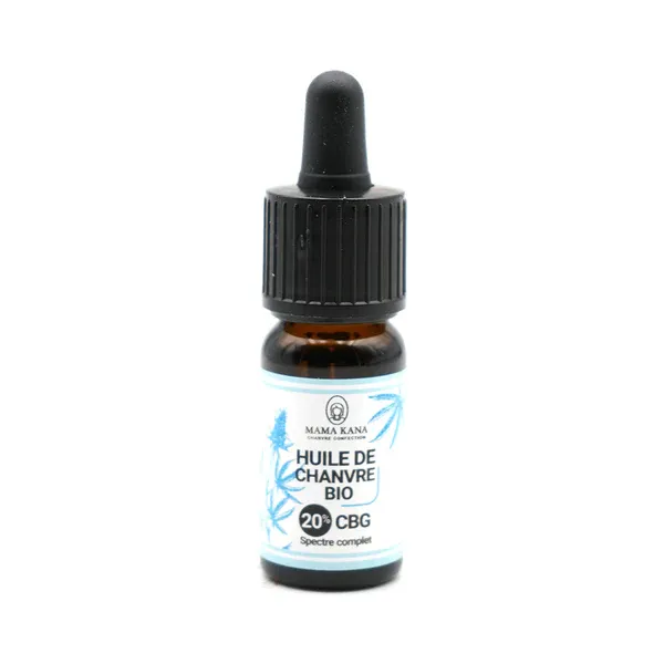 Huile de chanvre bio CBG 20% CBD 5% - Mama Kana