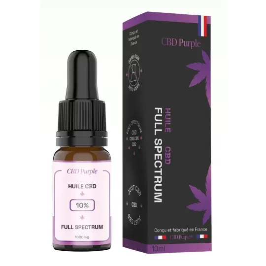 Huile CBD 10% - Cbdpurple