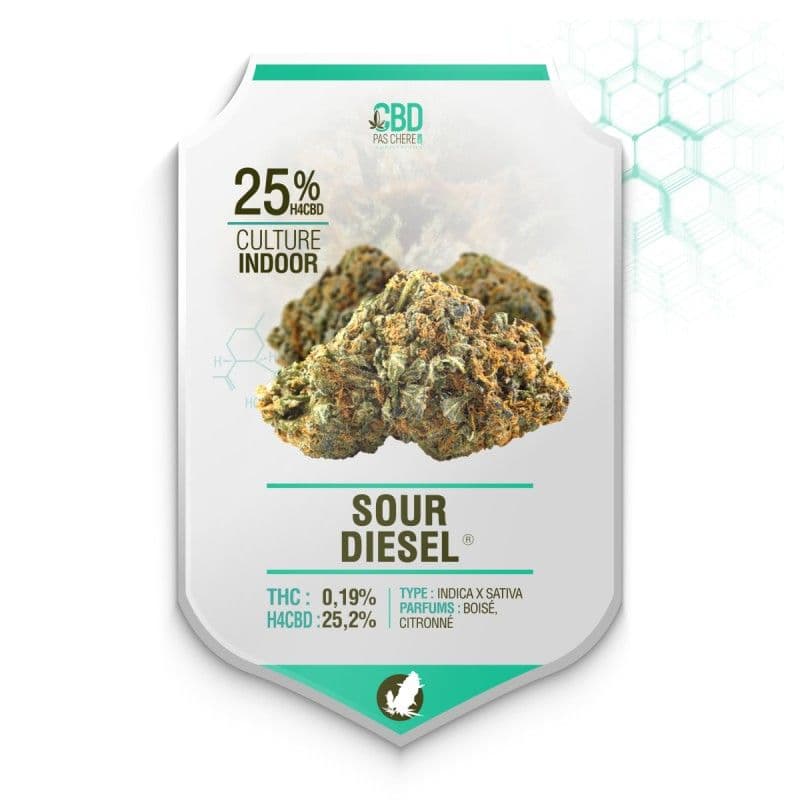 Sour Diesel H4CBD 25% - Cbdpaschere