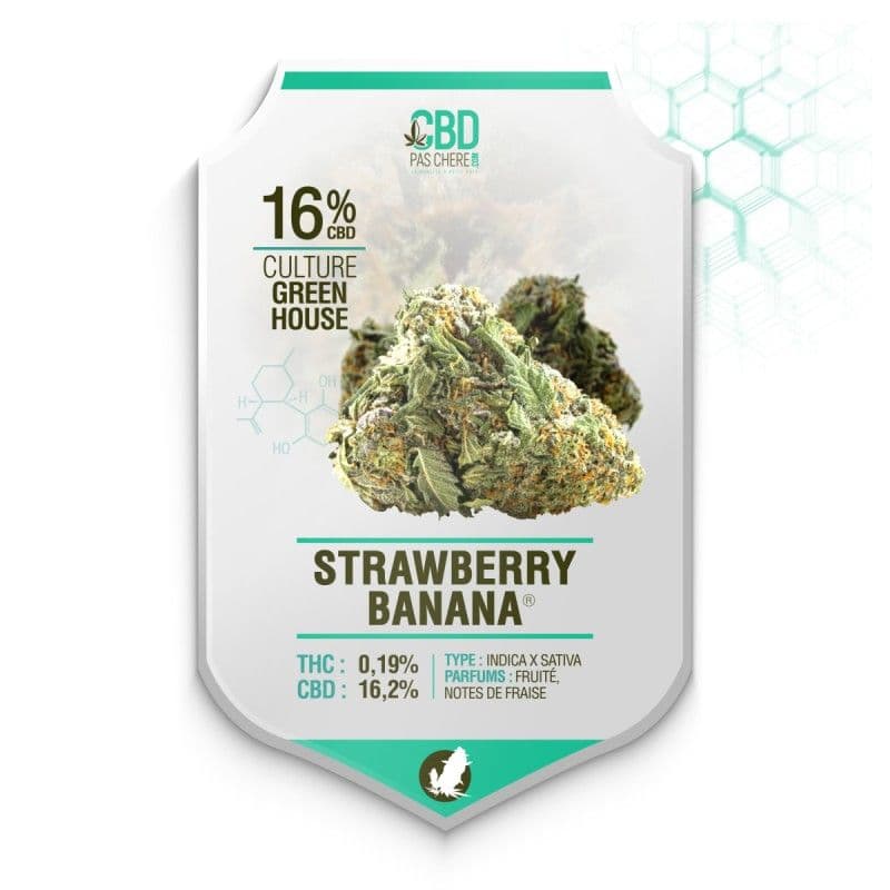 Strawberry Banana Pas Chere CBD 16% - Cbdpaschere