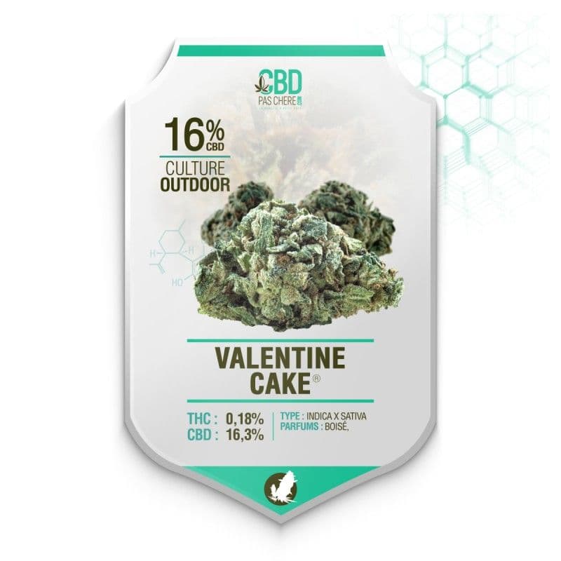 Valentine Cake CBD 16% - Cbdpaschere