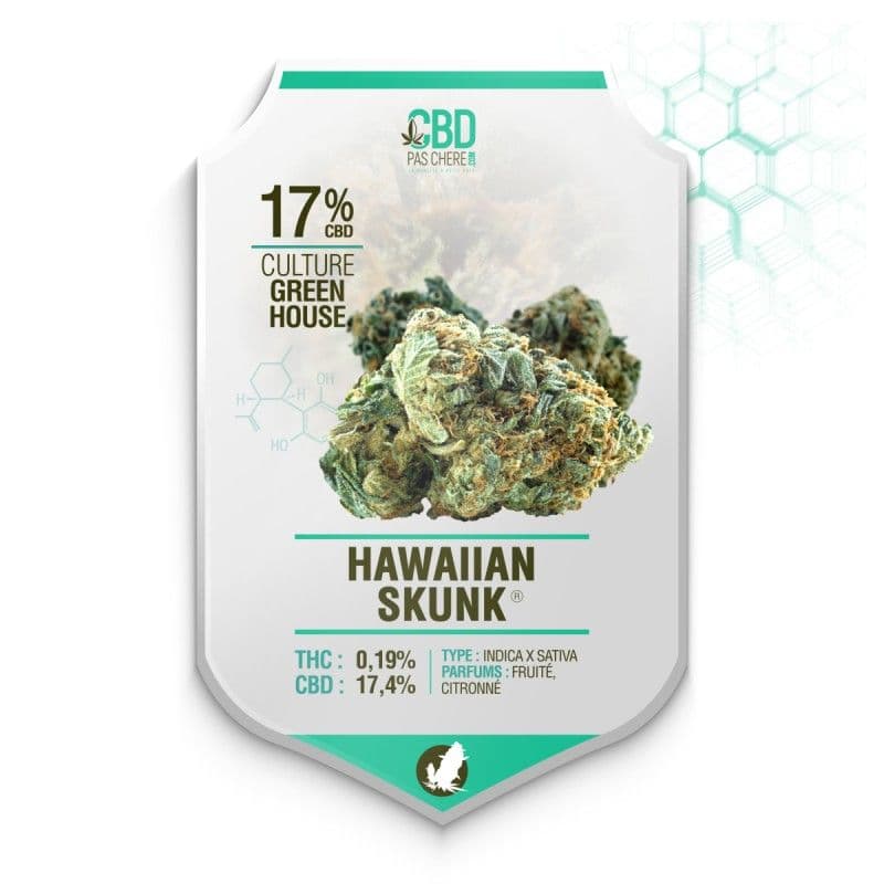 Hawaiian Skunk CBD 17% - Cbdpaschere