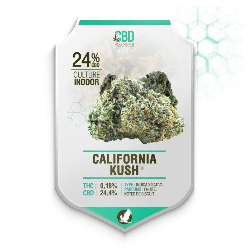 California Kush CBD 24% - Cbdpaschere