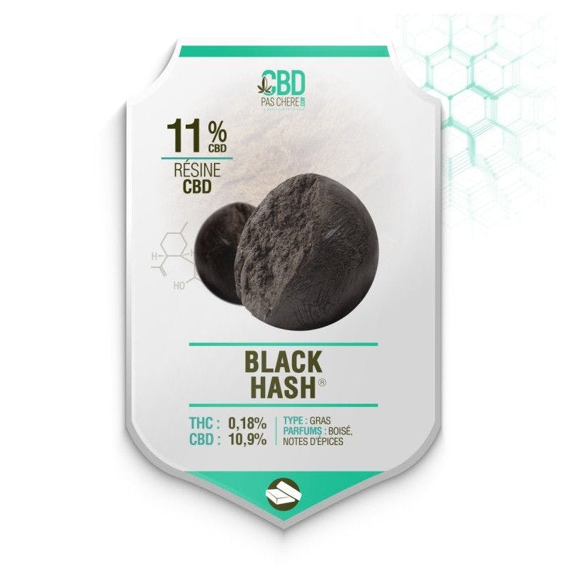Black Hash CBD 11% - Cbdpaschere
