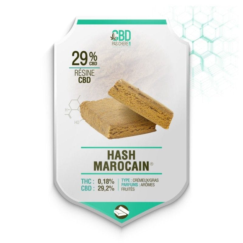 Hash Marocain CBD 29% - Cbdpaschere