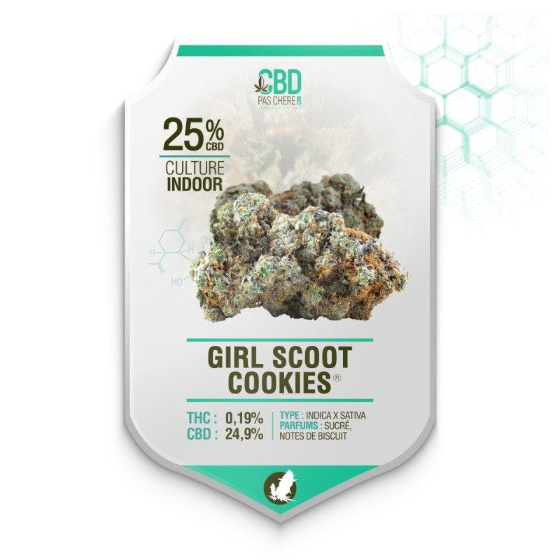 Girl Scoot Cookies CBD 25% - Cbdpaschere