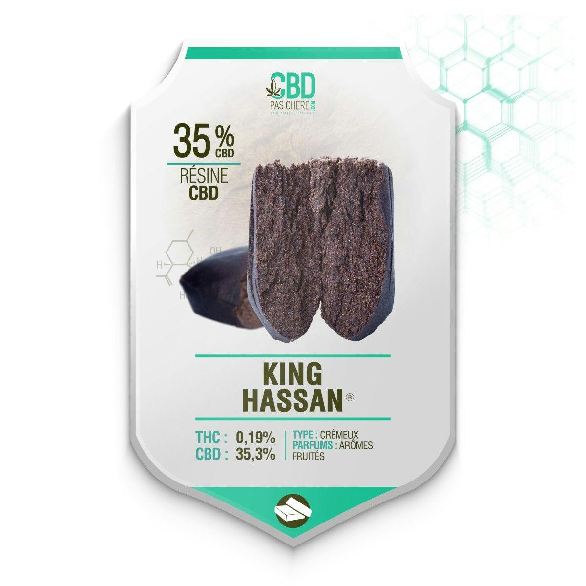 King Hassan CBD 35.3% - Cbdpaschere