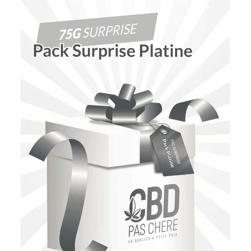 Pack Surprise 75g Platine CBD - Cbdpaschere