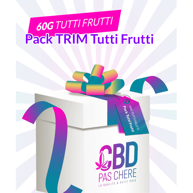 Pack Trim Tutti Frutti 60g CBD 6% - Cbdpaschere
