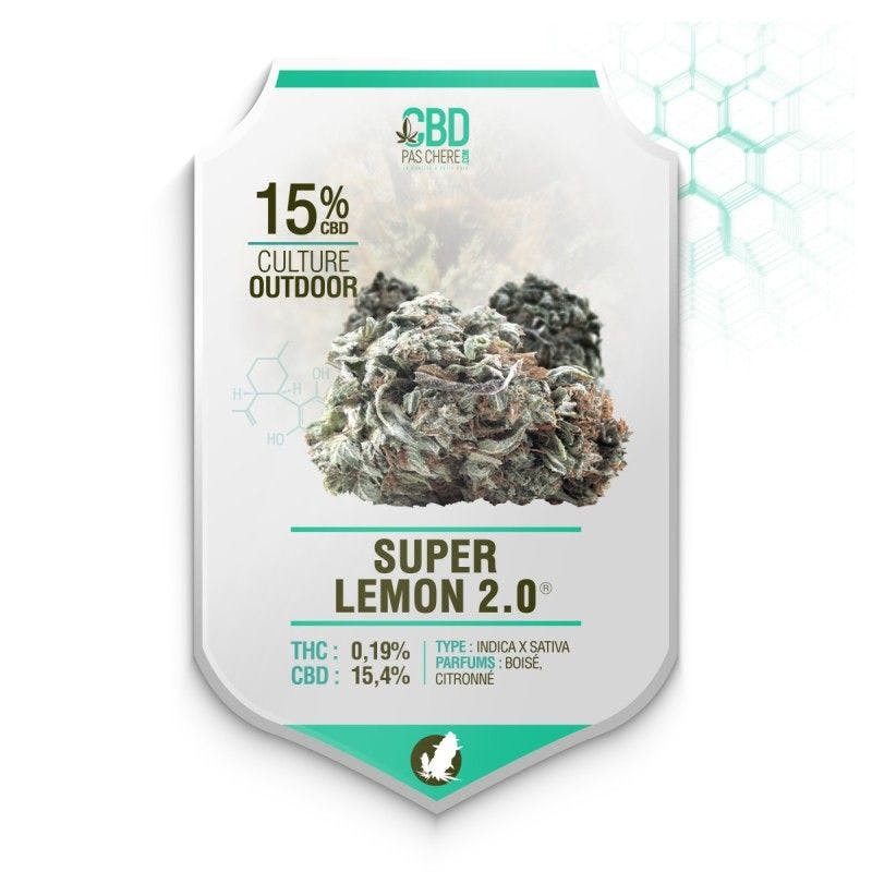 Super Lemon 2.0 CBD 15% - Cbdpaschere