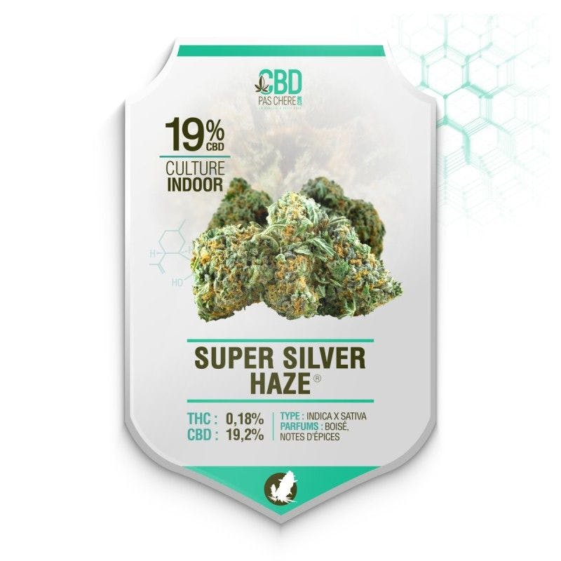 Super Silver Haze CBD 19% - Cbdpaschere